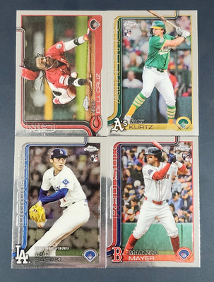 2025 Topps Chrome Update BASE with Rookies You Pick - 2 Card Minimum