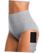 Tummy Control Underwear Womens High Waisted Large Multicoloured D - 5 Pack