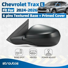 Side Mirror For 2024-2025 Chevy Trax Driver Side W Heated W Blind Spot 6 Pins