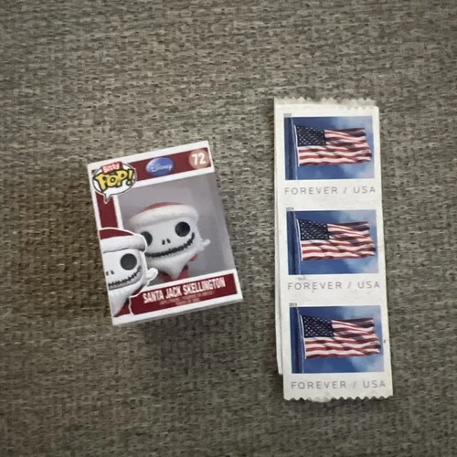 2023 Funko Bitty Pop! Disney #72 Santa Jack Skellington Vinyl Figure