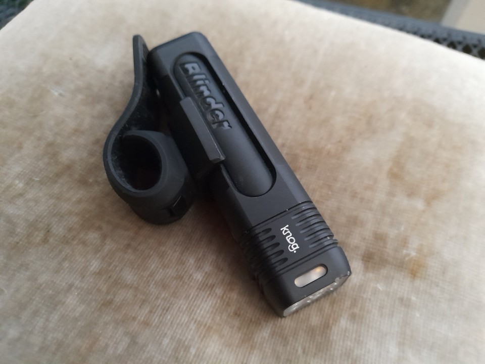 Knog Blinder Pro 600 powerful 4 led front light with 6 modes, barely ...