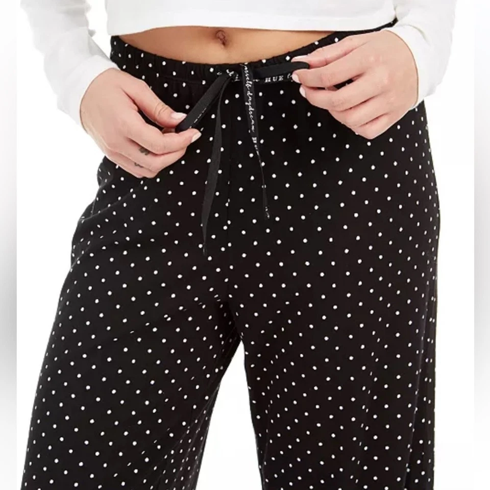 Hue Sleepwell Dot Printed Medium Pajama Pant Temperature Regulating Technology - Image 2 of 4
