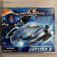 Lost In Space Transforming Jupiter 2 1997 Trendmasters Figure Open Box
