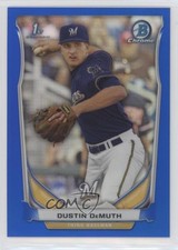 2014 Bowman Draft Chrome Blue Refractor 375/399 Dustin DeMuth #CDP125 z6b