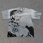 Comic Art X-Men Cyclops Heavyweight T-Shirt Oversized Vintage Washed 300GSM