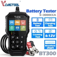 6V 12V Car Battery Load Tester Analyzer Alternator Tester 5~3000CCA 2.8'' LCD US