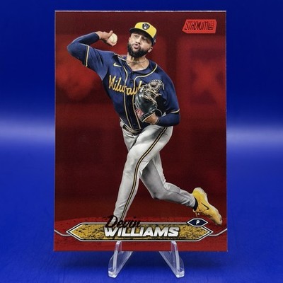 2024 Topps Stadium Club Devin Williams Red Foil Parallel #181 Milwaukee Brewers