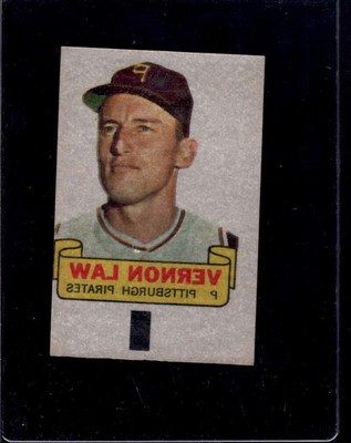 1966 Topps Rub-Offs #51 Vern Law   EX/EX+ X3403650