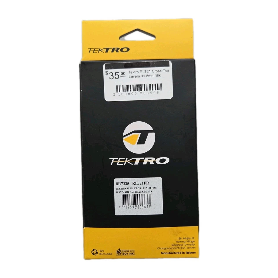 Tektro RL721 Cross-Top Brake Levers 31.8mm Black - Image 3 of 3