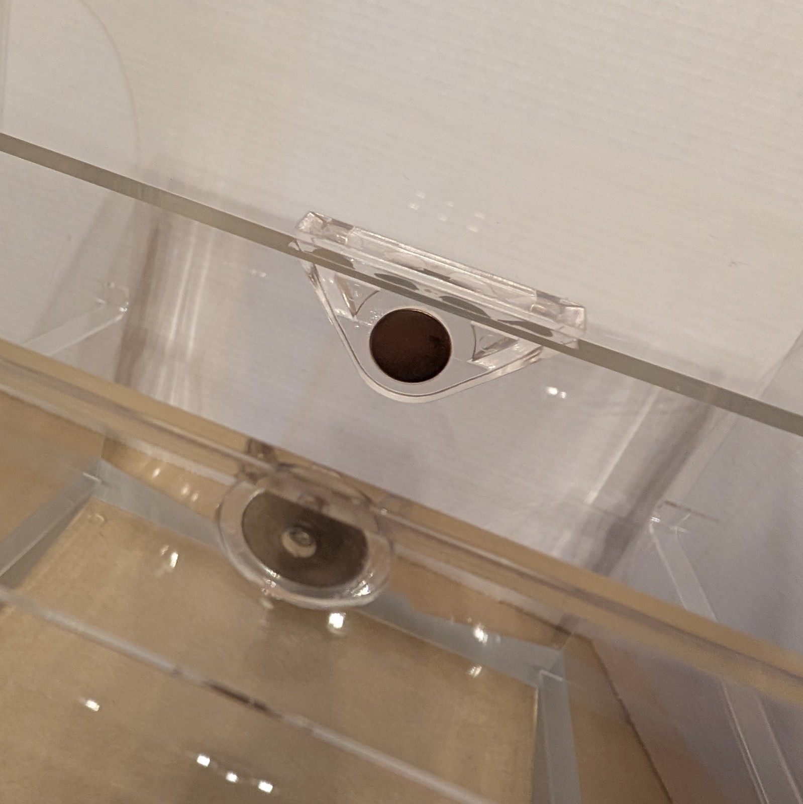 Otis Spunkmeyer Bakery Display Case Countertop Clear Dome Rear Door (no tray)