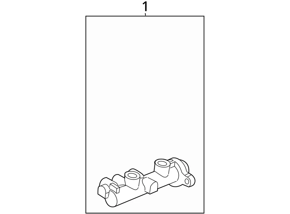 Ford Crown Victoria 2011 cilindro maestro de frenos OEM 122 k millas - LKQ428033124 Foto 4 de 4