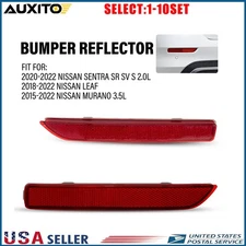 Rear Bumper Reflector for 2015-2022 Nissan Murano Left and Right Side Red 2-20X