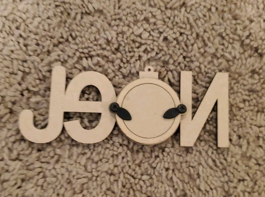 38 Mini Picture Frame Christmas Ornaments JOY NOEL HOHOHO  LOVE LET IT SNOW