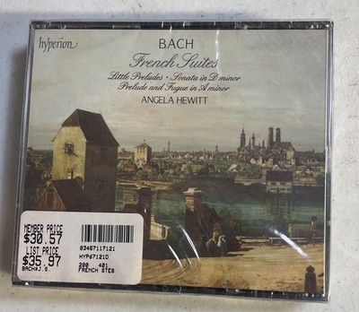 Bach French Suites Cd SEALED Angela Hewitt Little Preludes Piano Sonata D Minor