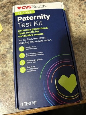 CVS Health At Home Paternity Test Kit   Fast, Accurate, Private - NEW