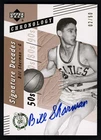 Bill Sharman 2006-07 Upper Deck Chronology Signature Decades Auto /50 Celtics