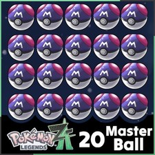 20 Master Ball Bundle Pokemon Item Masterball 100% Catch Pokémon Legends Z-A ZA