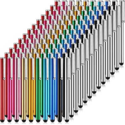 130 Pcs Universal Slim Stylus Pens for Touch Screens - 10 Color Capacitive Digit