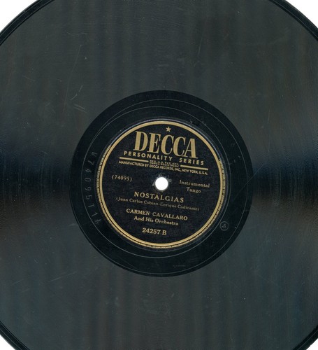 Carmen Cavallaro and Orchestra-Malaguena/Nostalgia 78 rpm - Picture 4 of 4