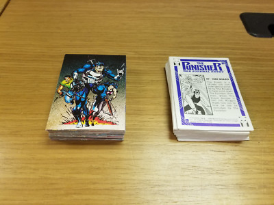 Comic Images Punisher Guts & Gunpowder Base Card Set, Great Shape