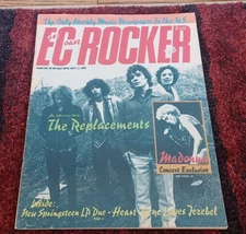 East Coast Rocker magazine 1987 The Replacements MADONNA Bruce Springsteen Heart