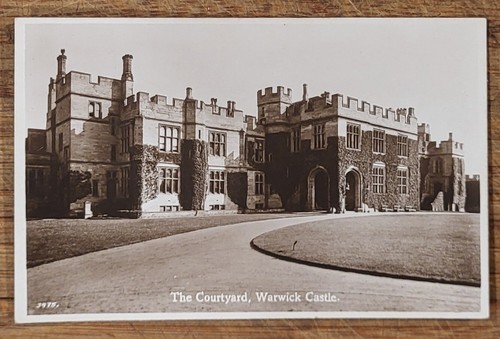 Postcard The Courtyard Warwick Castle England United Kingdom