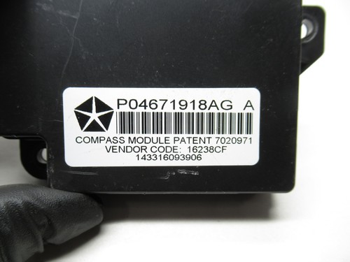 09-16 Chrysler Town & Country Remote Compass Control Module Unit 04671918AG OEM - Picture 2 of 6