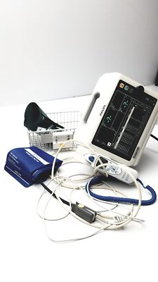 #ad Philips SureSigns VS4 Vital Signs 863283 Monitor With Accessories $150.00