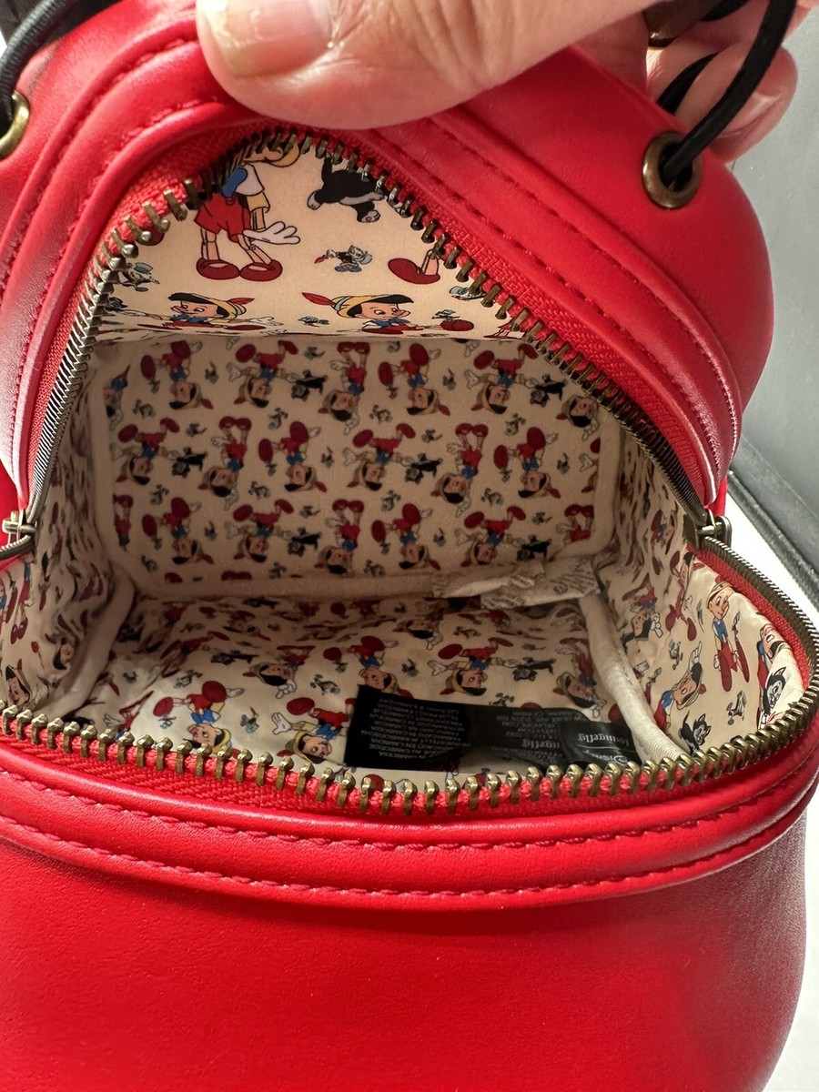 NEW LOUNGEFLY X Disney Pinocchio Marionette Mini Backpack  display picture 2