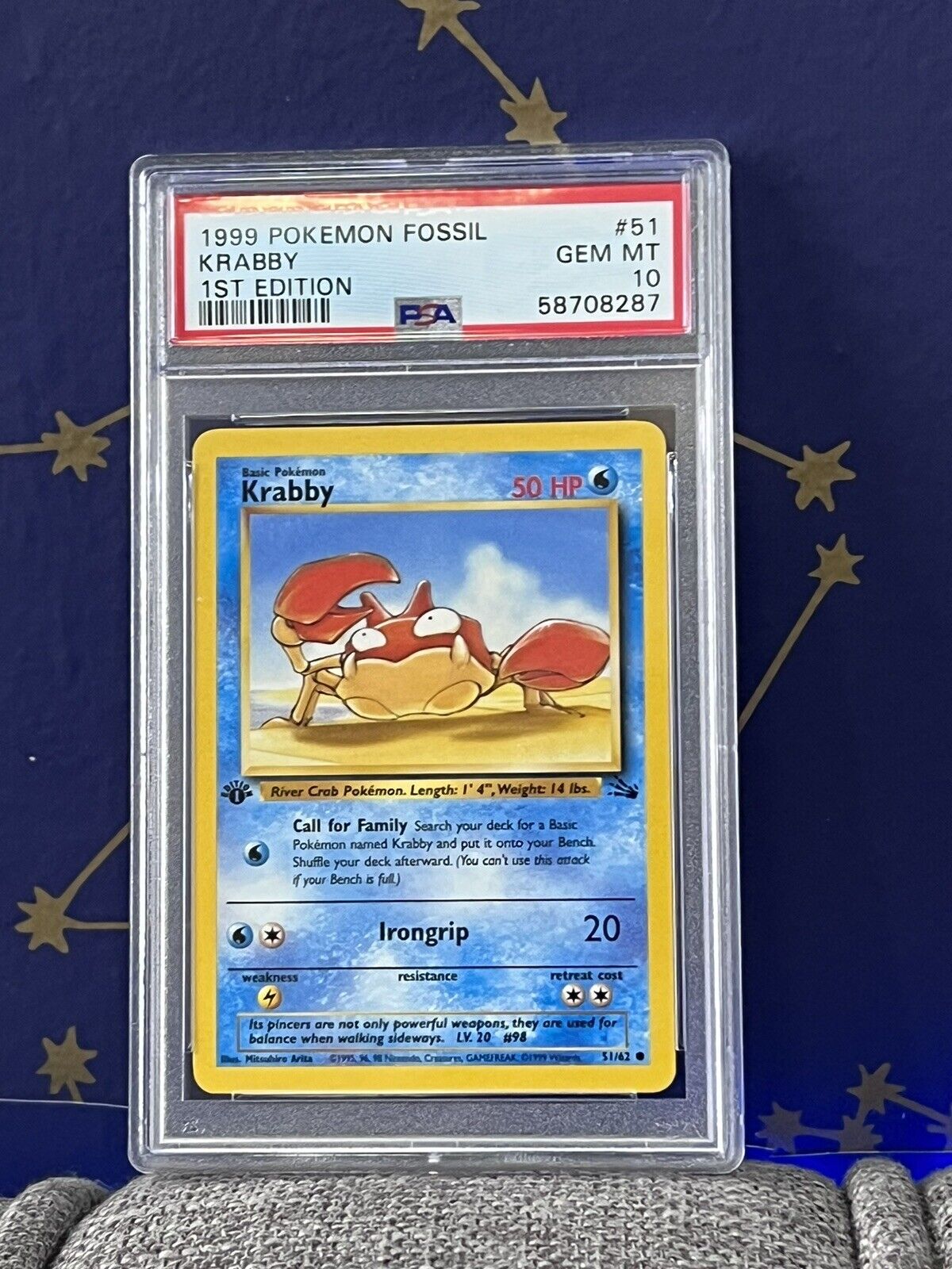 2x Krabby - Pokémon Água Comum - 13/119 - Pokemon Card Game