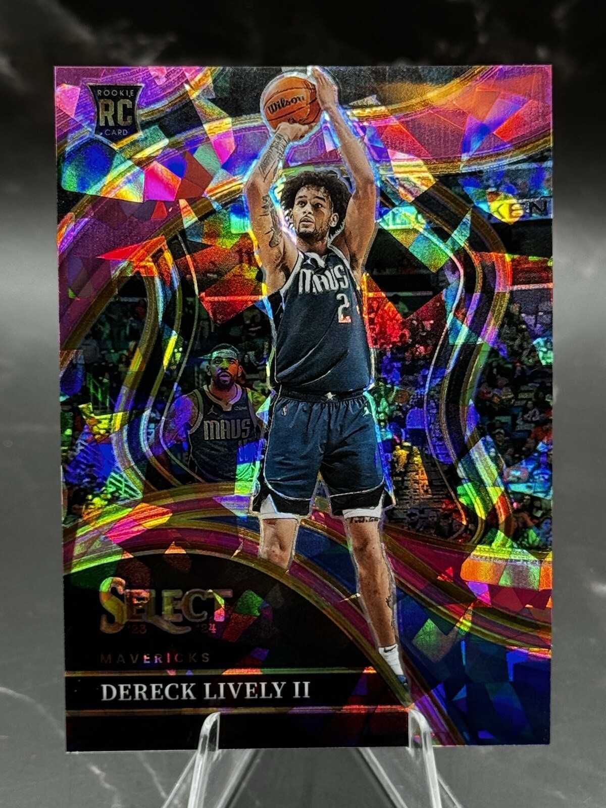 🔥 Dereck Lively 2023-24 Select Courtside /99 RC Purple Cracked Ice MAVERICKS