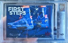 2019-20 Court Kings Zion Williamson Rookie First Steps Ruby /149 Sneaker BGS 9