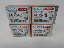4 PACK - NEW GENUINE KUBOTA ENGINE ROD BEARING METAL PART # 17311-22312