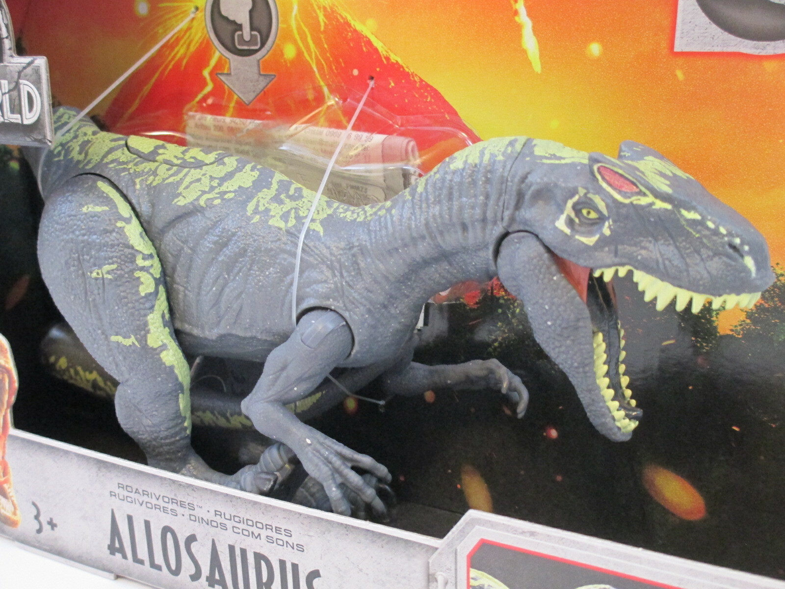 jurassic world mattel allosaurus
