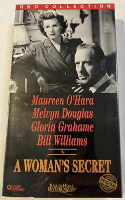 A Woman's Secret (VHS, 1990) 1949 Maureen O'Hara, Gloria Grahame NEW SEALED