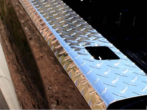BED CAPS FOR GMC SIERRA 6.5" SHORT BED 99-06 Mirror Diamond Plate WITH HOLES