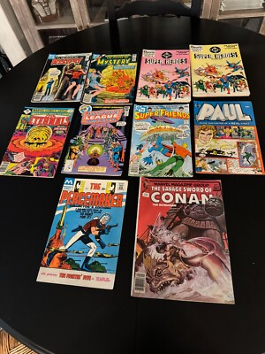 DC Marvel Peacemaker Conan Justice League Eternals Comic Lot Of 11 BX 801