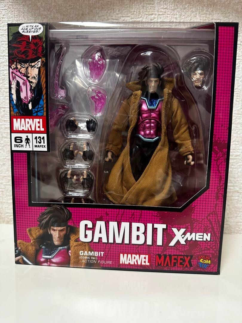 MAFEX No.131 GAMBIT COMIC Ver X-MEN Action Figure MEDICOM MAFEX No.131 GAMBIT COMIC Ver X-MEN Action Figure MEDICOM