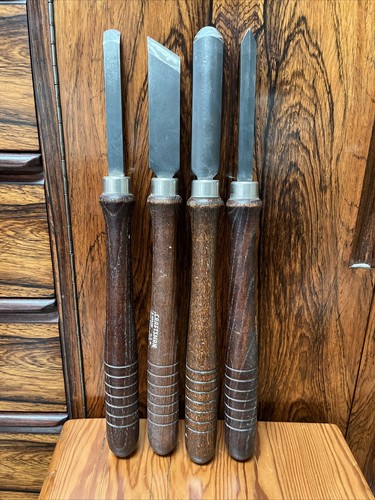 Craftsman 4 pc Wood Lathe Turning Tools 