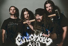 Entombed A.D. "Lars-Göran Petrov" autograph signed 20x30 cm picture