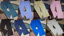 Frederick Drawstring Cargo 6 pocket Flare Scrub Pant Elastic back Size L - 2X