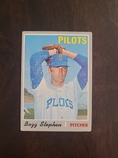 1970 Topps Buzz Stephen RC #533 Seattle Pilots Rookie VG