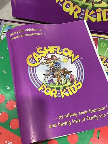 Cashflow for Kids By Robert Kiyosak Board Game Educational Money 1999 - Picture 3 of 24