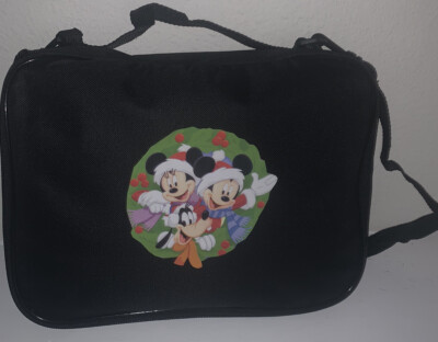 TRADING BOOK FOR DISNEY PINS Mickey Goofy Wreath Christmas Holiday Santa PIN BAG