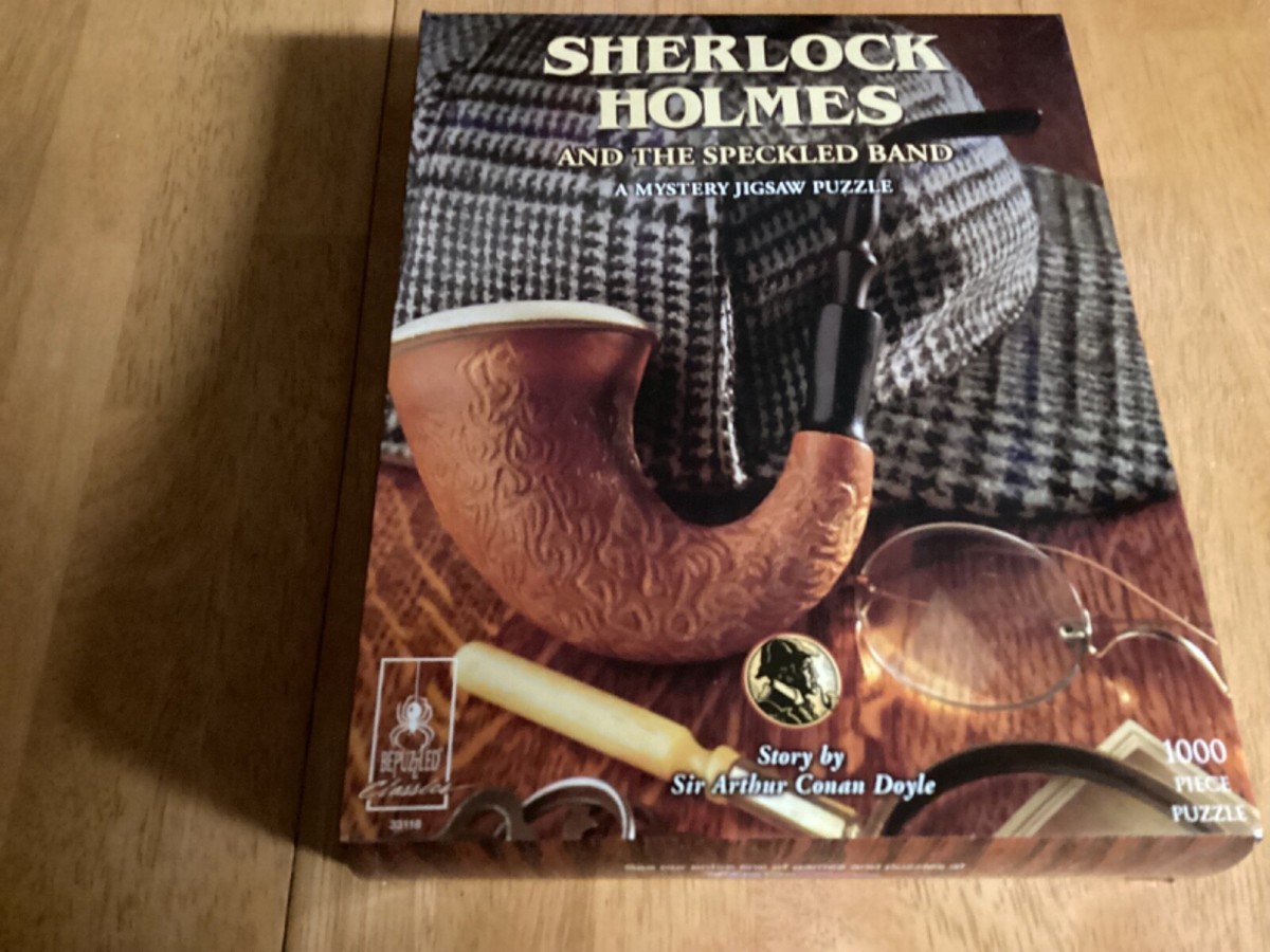 Sherlock Holmes and the Speckled Band: A Mystery Jigsaw Puzzle, 1000 Pieces 