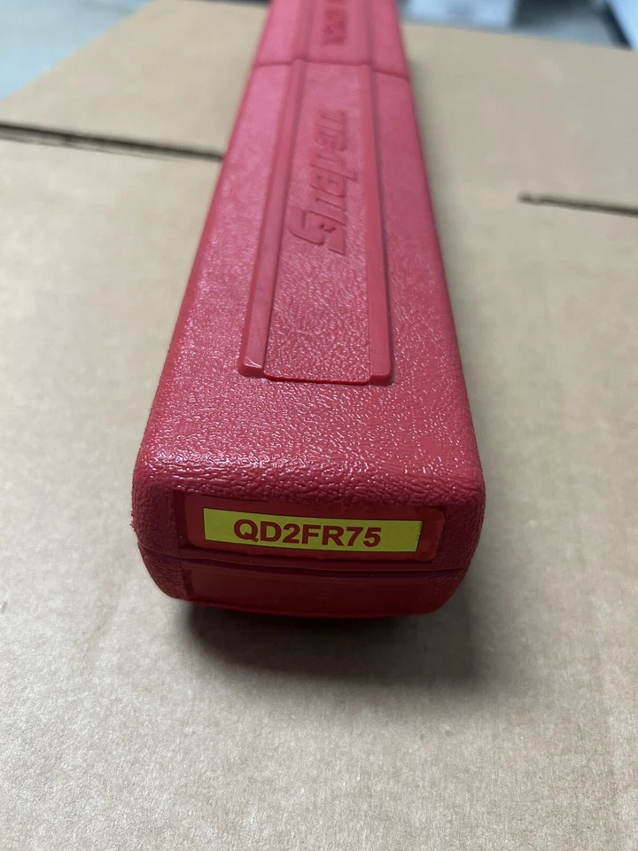 NUEVO Snap on QD2FR75 -3/8" Dr. Click-Type Flex-Head Torque Wrench con estuche de transporte Foto 4 de 4