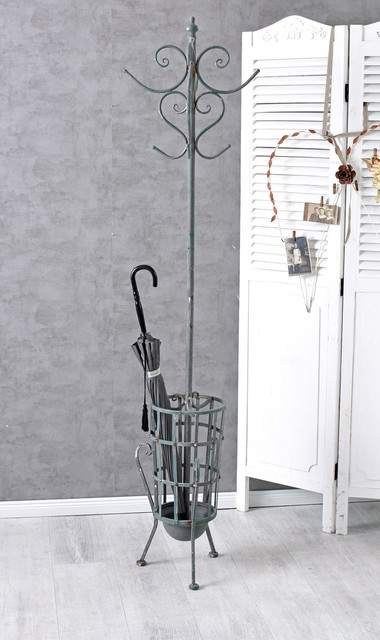 Garderobenstander Shabby Kleiderstander Kleiderstange Garderobe Standgarderobe Metallobjekte