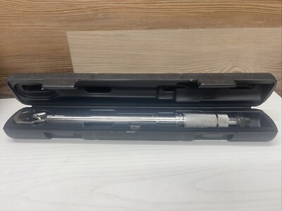 Pittsburgh Pro Click-Type 3/8'' Torque Wrench With Storage Case