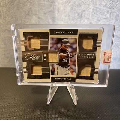 2022 PANINI THREE AND TWO FRANK THOMAS #FCS-FT FULL COUNT SWATCHES 11/49