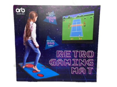 Thumbs Up Orb Gaming Mat Retro Gaming Controller 200 8-Bit Games Plug & Play RCA